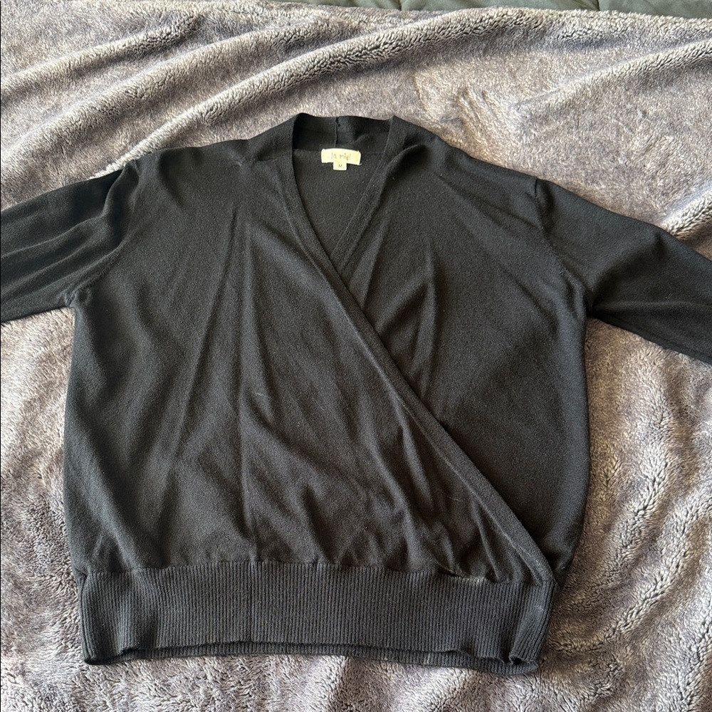 LA MIEL Black Knit Sweater